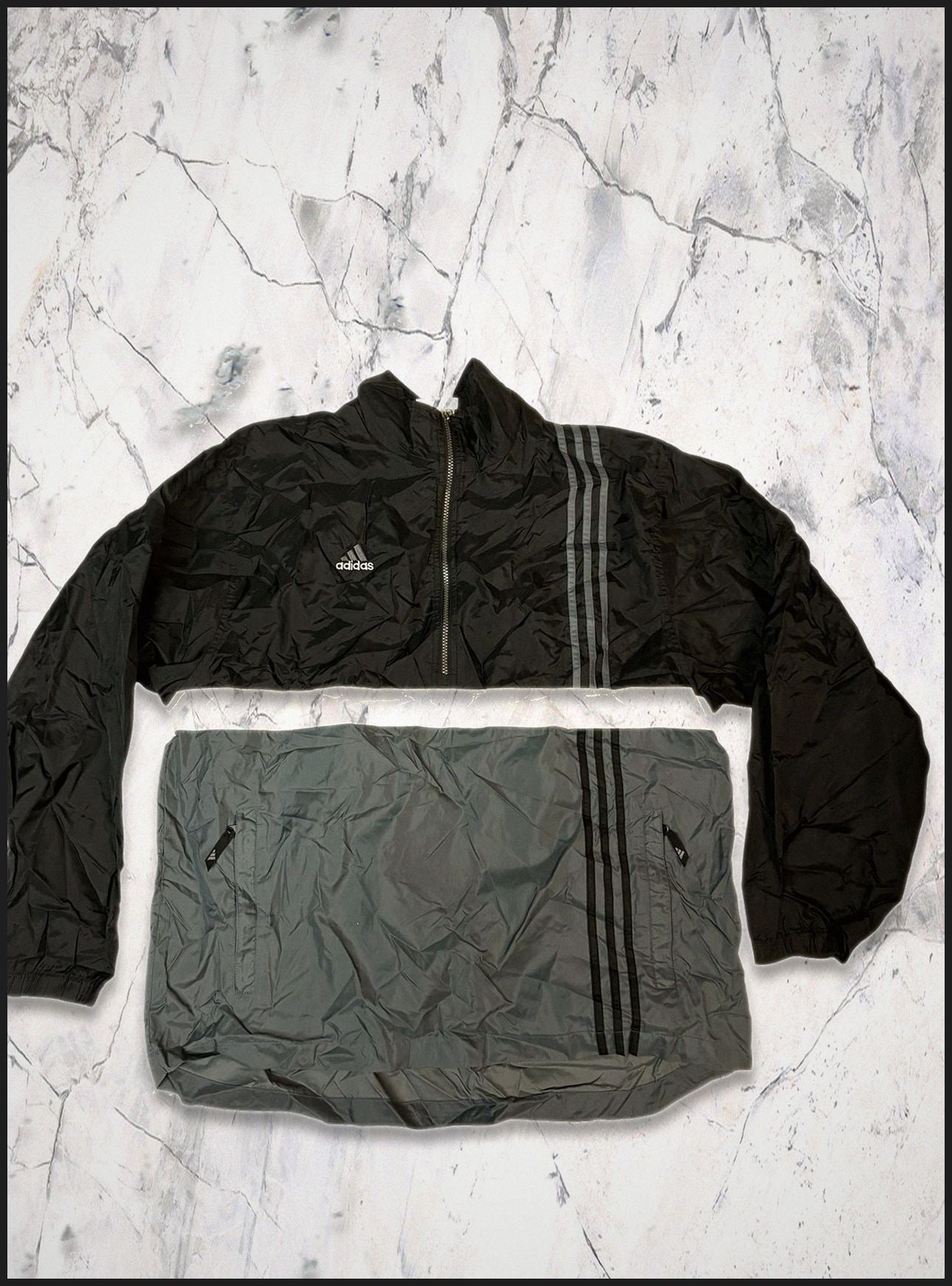 Adidas Vintage Regenjacke L 5-8-7-5