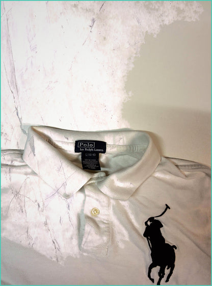 Vintage Polo Ralph Lauren Langarm Shirt Kids L fit XS 6-0-1-7