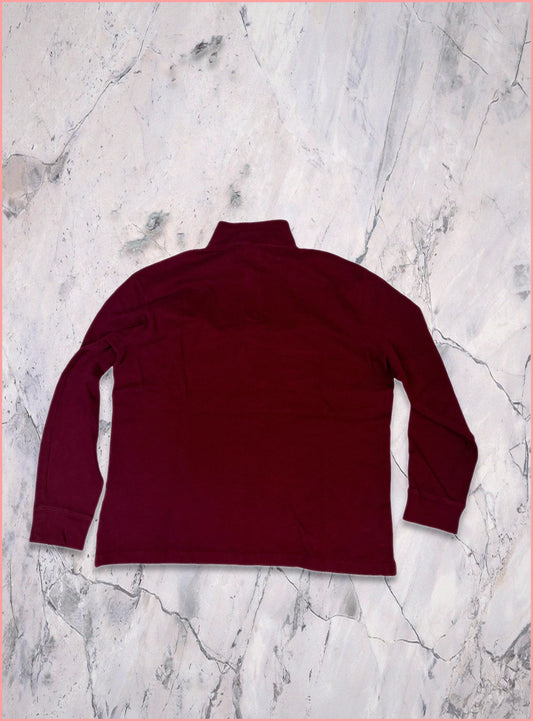 Polo Ralph Lauren Vintage Zip-pullover L Zip abgebrochen 6-1-6-5