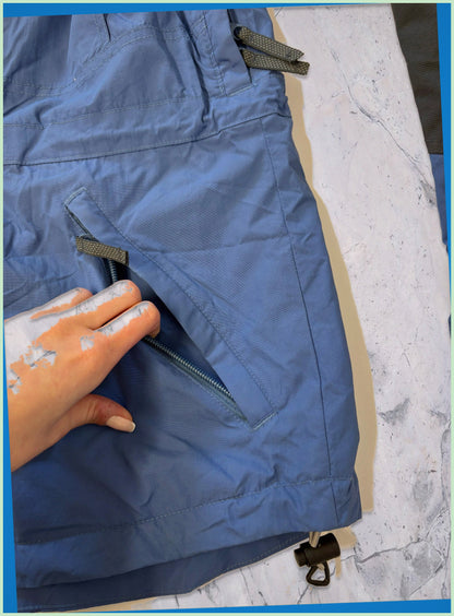 Columbia Vintage Jacke Damen L blau 2 in 1 möglich 7-270