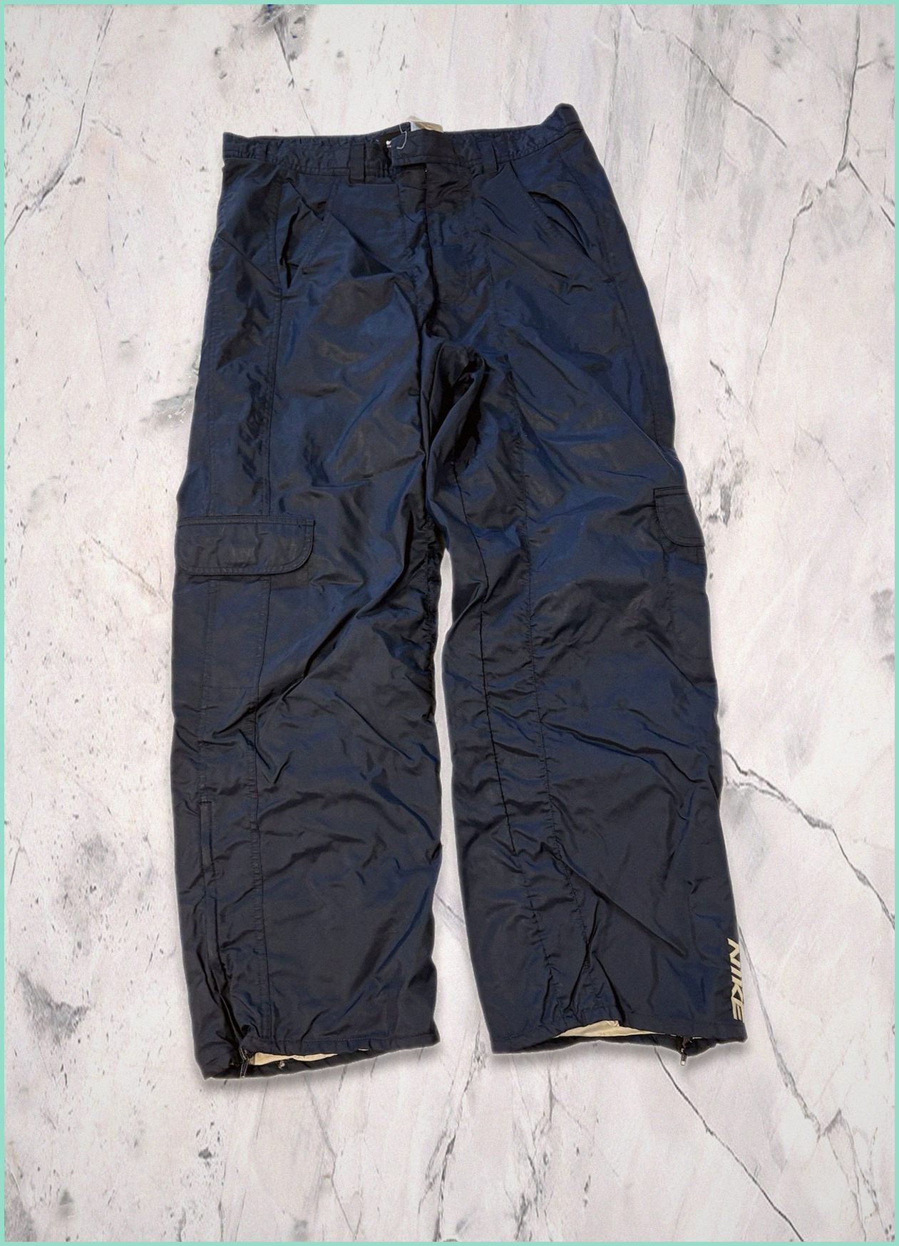 Nike Vintage Trackpants m baggy blau 7 2 6 9