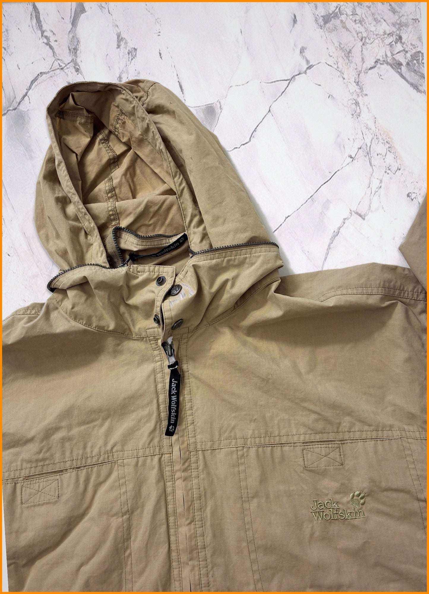 Vintage Jack Wolfskin Regenjacke XL fit L 673 4