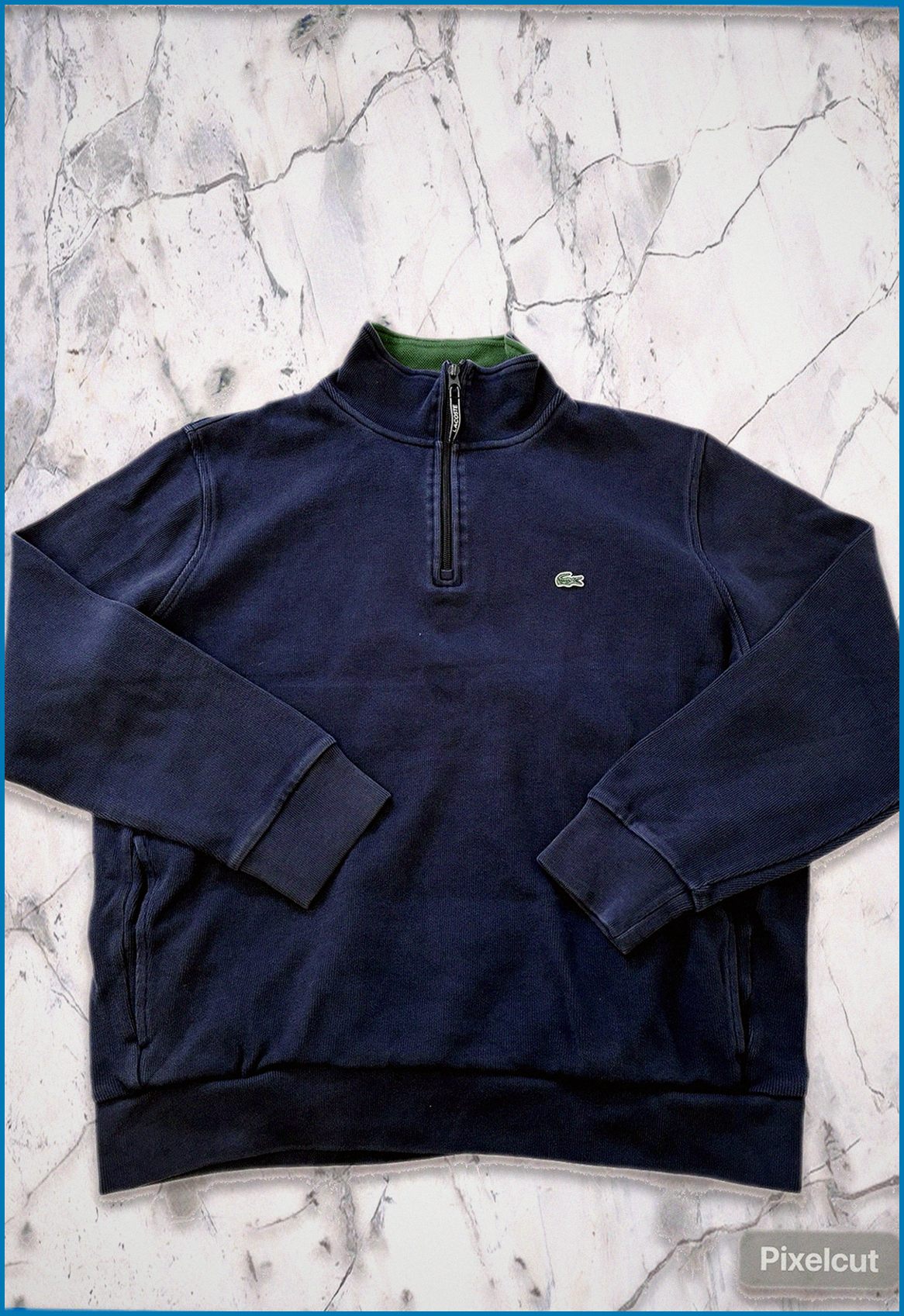 Vintage Lacoste Pullover mit Reißverschluss XXXL fit S 6 773