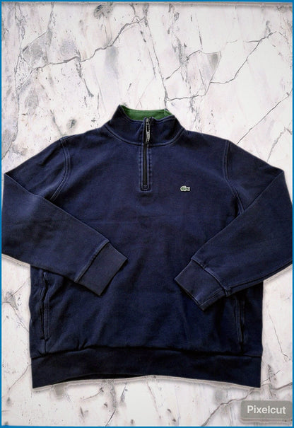 Vintage Lacoste Pullover mit Reißverschluss XXXL fit S 6 773