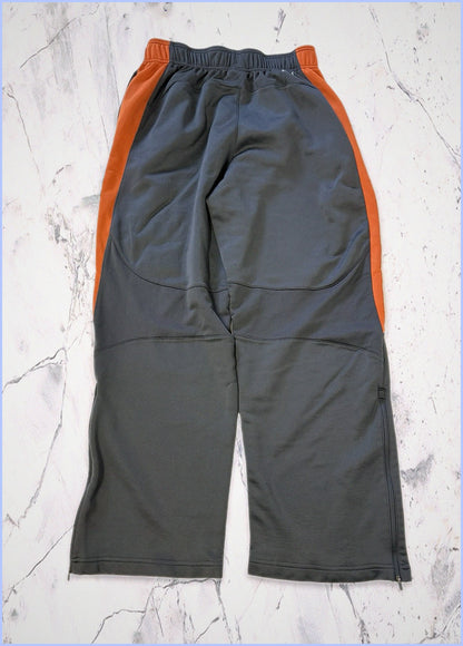 Nike Vintage Trackpants L baggy grau orange 7 268