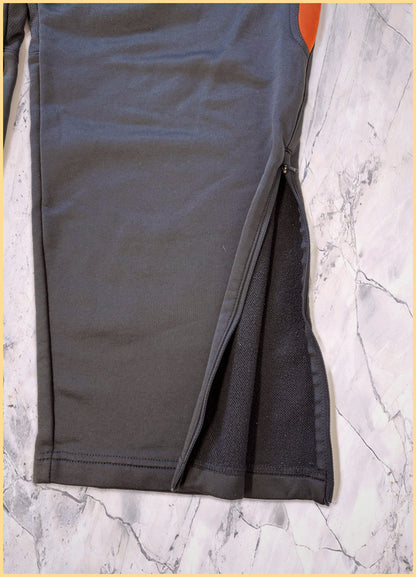 Nike Vintage Trackpants L baggy grau orange 7 268