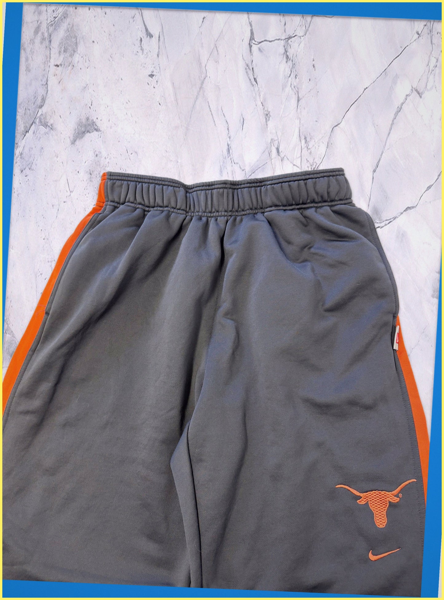 Nike Vintage Trackpants L baggy grau orange 7 268