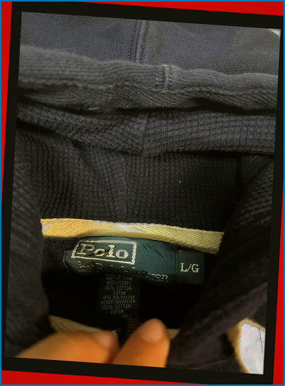 Polo Ralph Lauren Vintage Zipper Navy L 42 44
