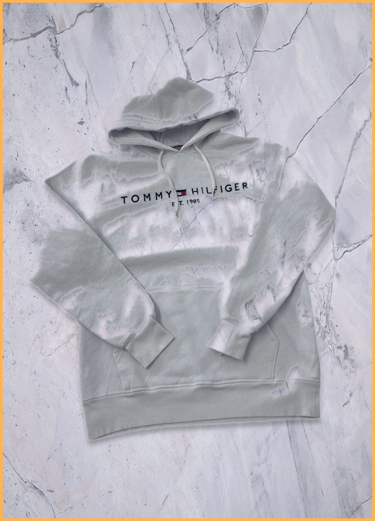 Tommy Hilfiger Vintage Hoodie gestickt L 6 606