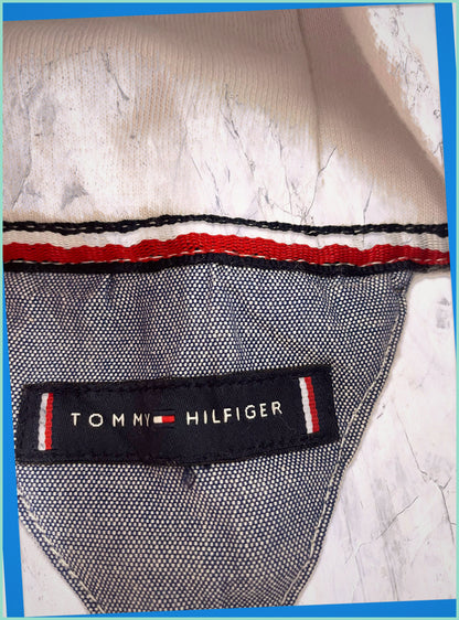 Tommy Hilfiger Vintage Hoodie gestickt L 6 606