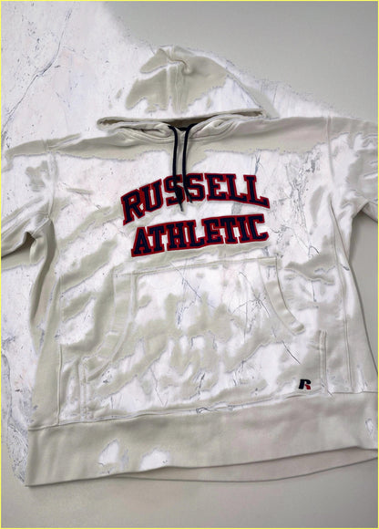Russell Athletic Vintage Hoodie gestickt XXL 6 6 0 4