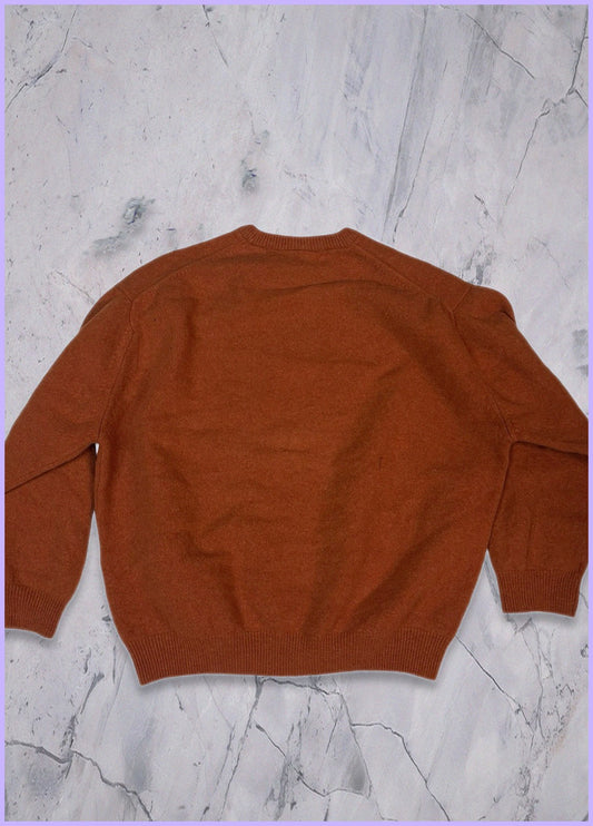Lacoste Vintage Pullover S-M 100% Wolle 5 872