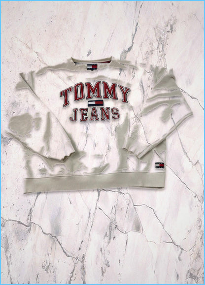Tommy Hilfiger Vintage Sweatshirt gestickt XL 6 6 0 1