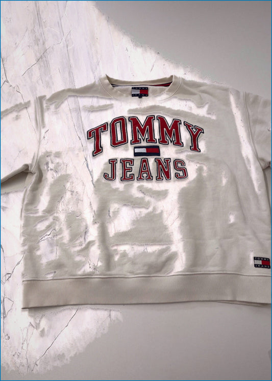Tommy Hilfiger Vintage Sweatshirt gestickt XL 6 6 0 1