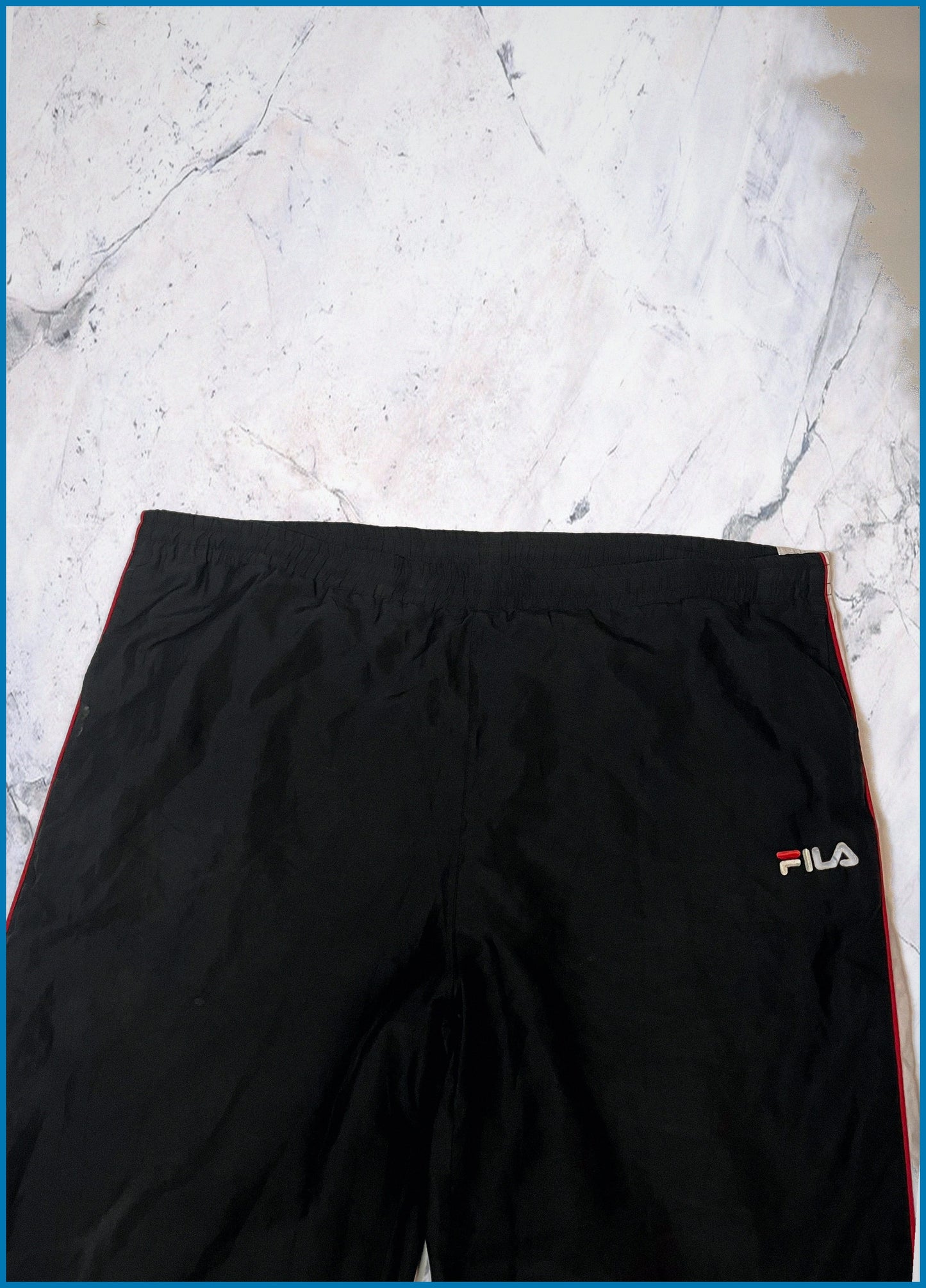 Fila Vintage Trackpants xl baggy ohne Seil 53 45