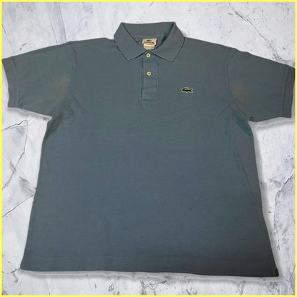 Vintage Lacoste Polo Shirt S babyblau 477 8
