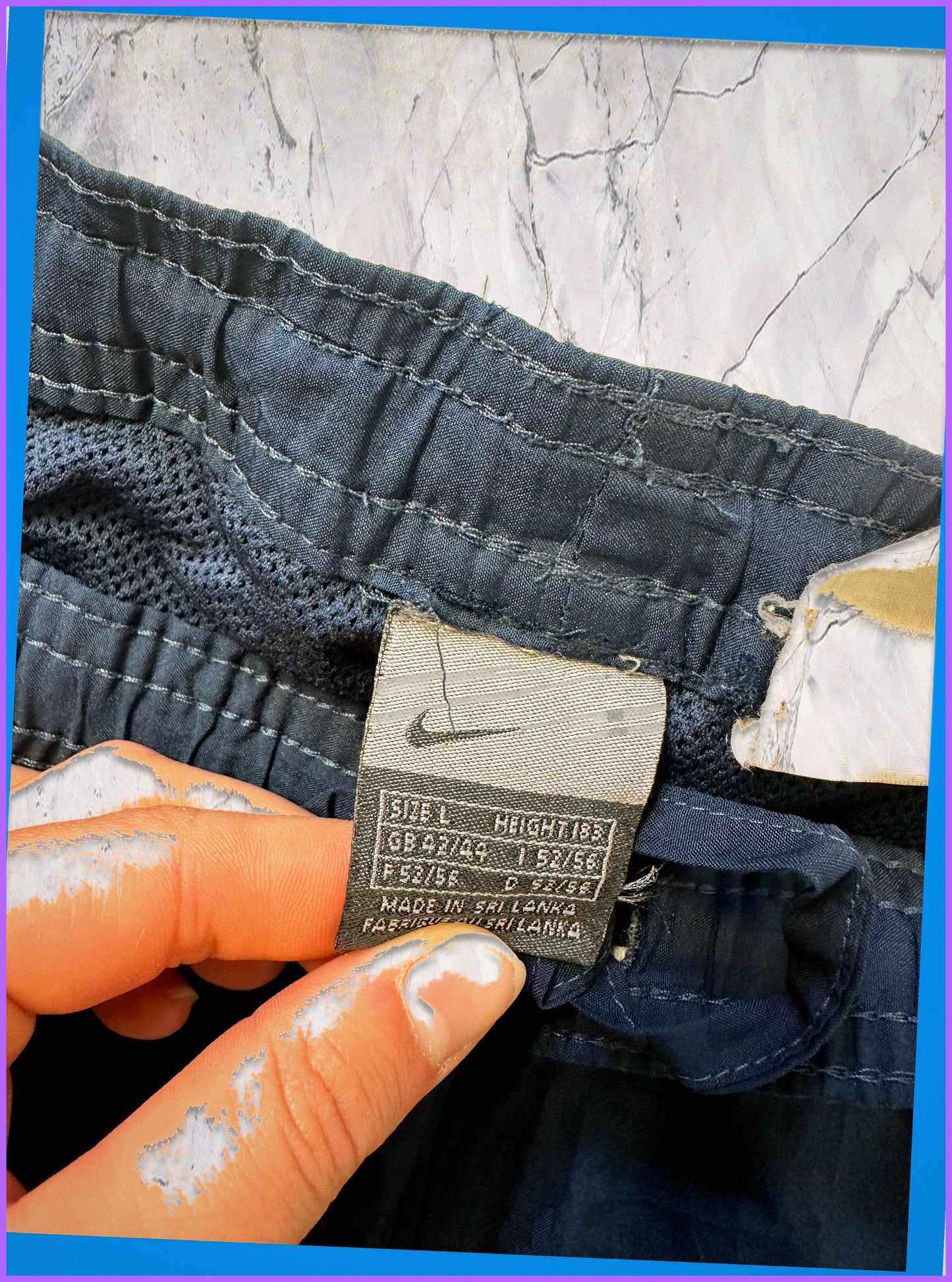 Nike vintage Trackpants L baggy 724 9