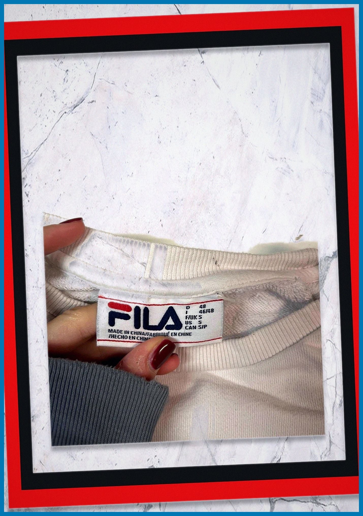 Fila Vintage Pullover 46/48 47 08