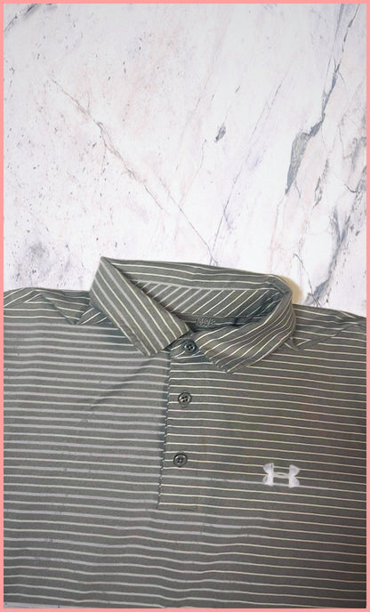 Vintage Under Armour Polo Shirt XL 418 5