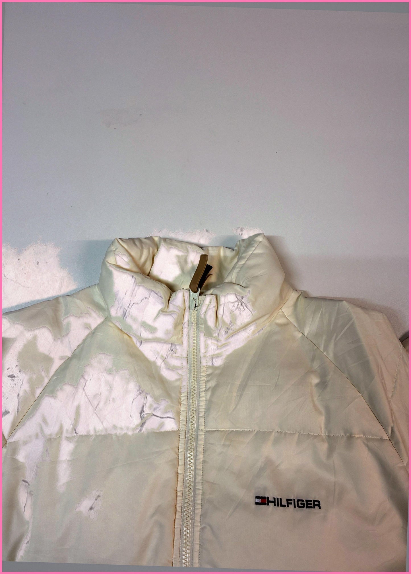 Vintage Tommy Hilfiger Winterjacke cremefarben L 6 290