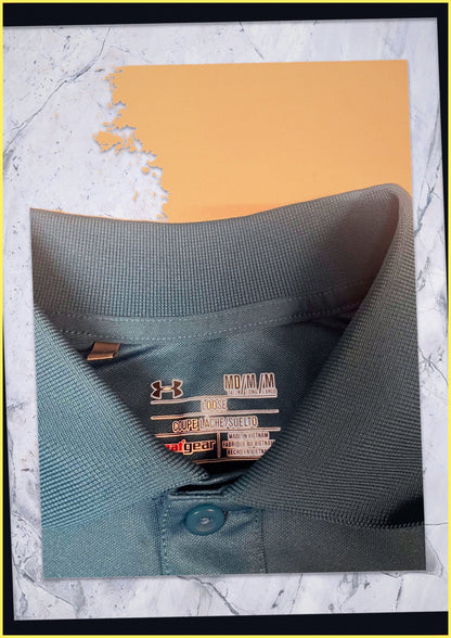 Under Amour Vintage Gym Polo Shirt M 419 0