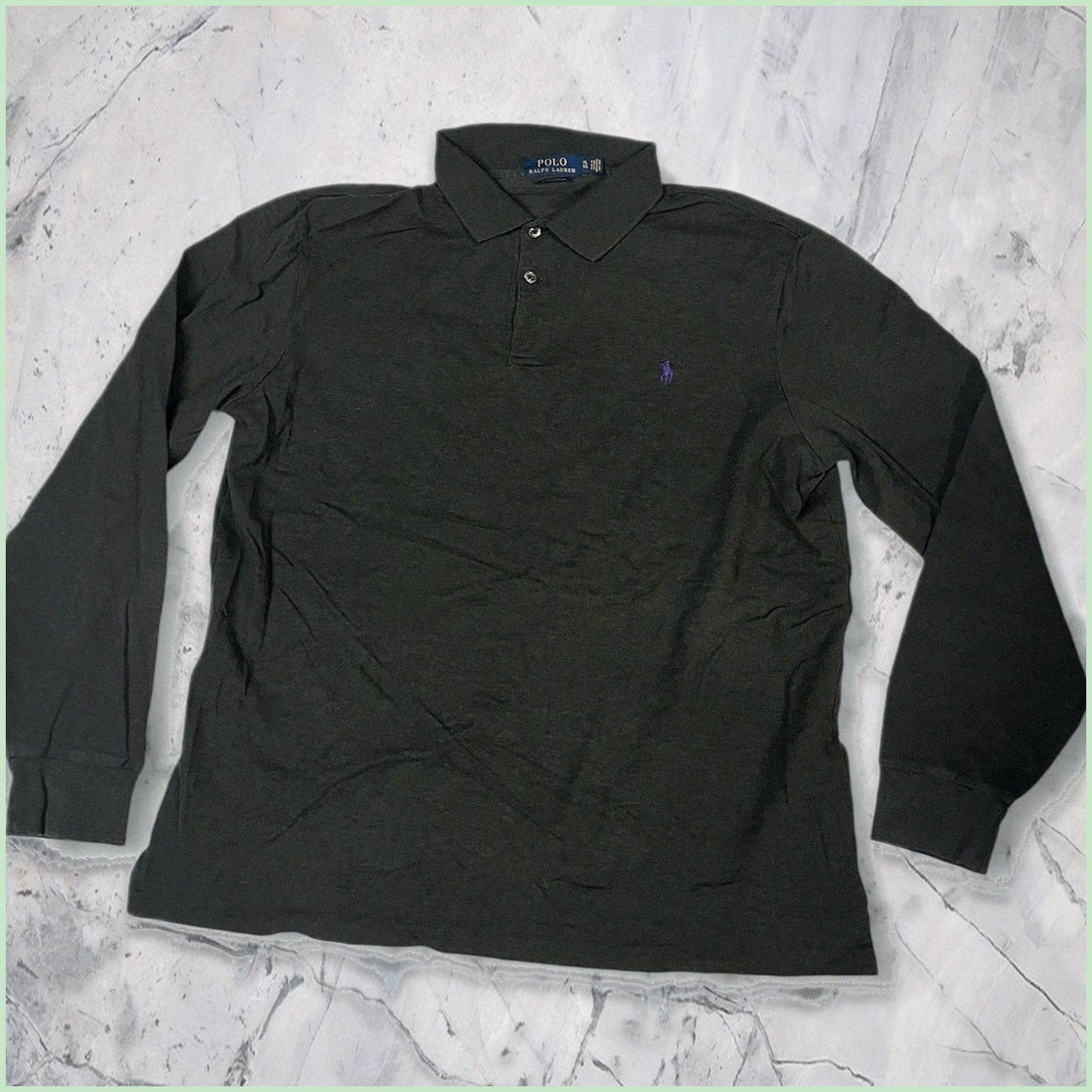 Polo Ralph Lauren Vintage Poloshirt Langarm Xl 5 1 7 2
