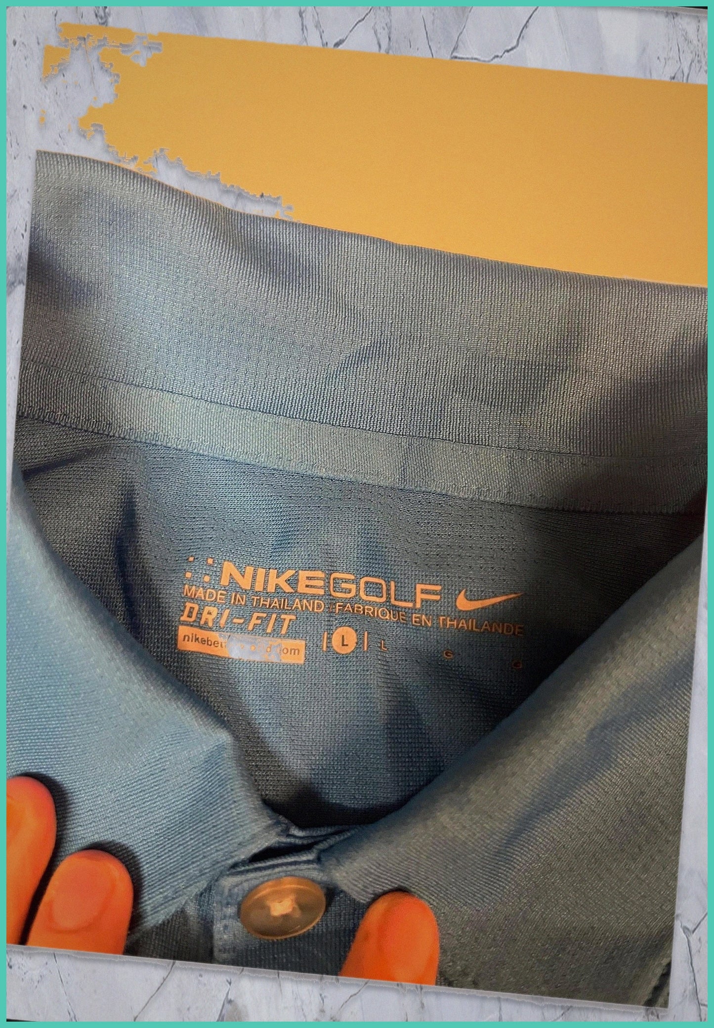 Nike Vintage Gym Poloshirt L 4-202