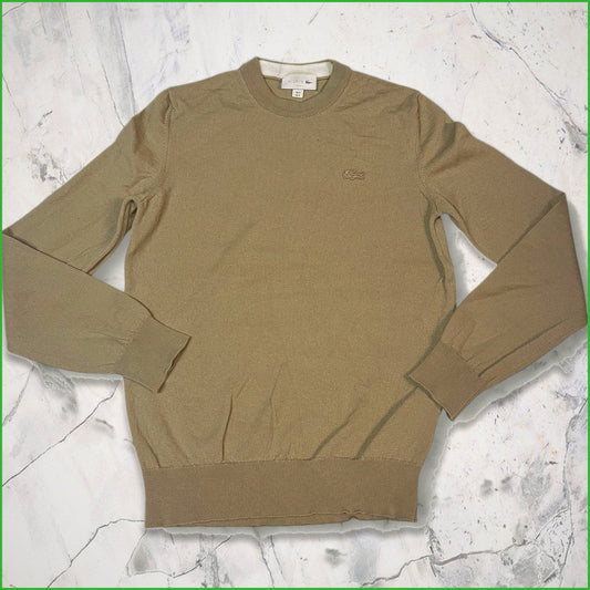 Lacoste Vintage Pullover 100% Wolle Xs 4-902