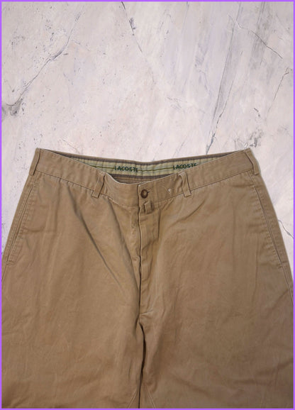 Lacoste Vintage Hose xl Beige 7 2 7 6