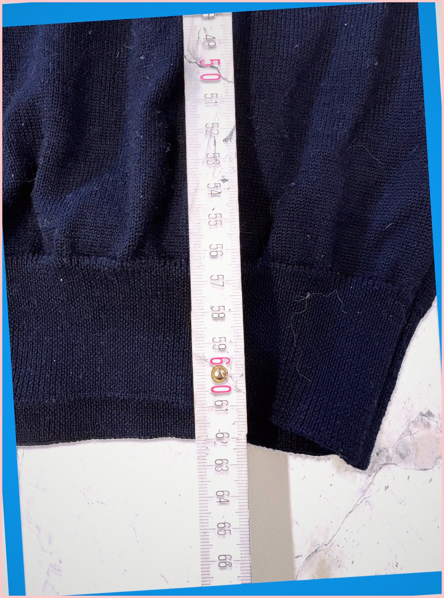 Lacoste Vintage Rollkragenpullover Wolle S navy 728 2