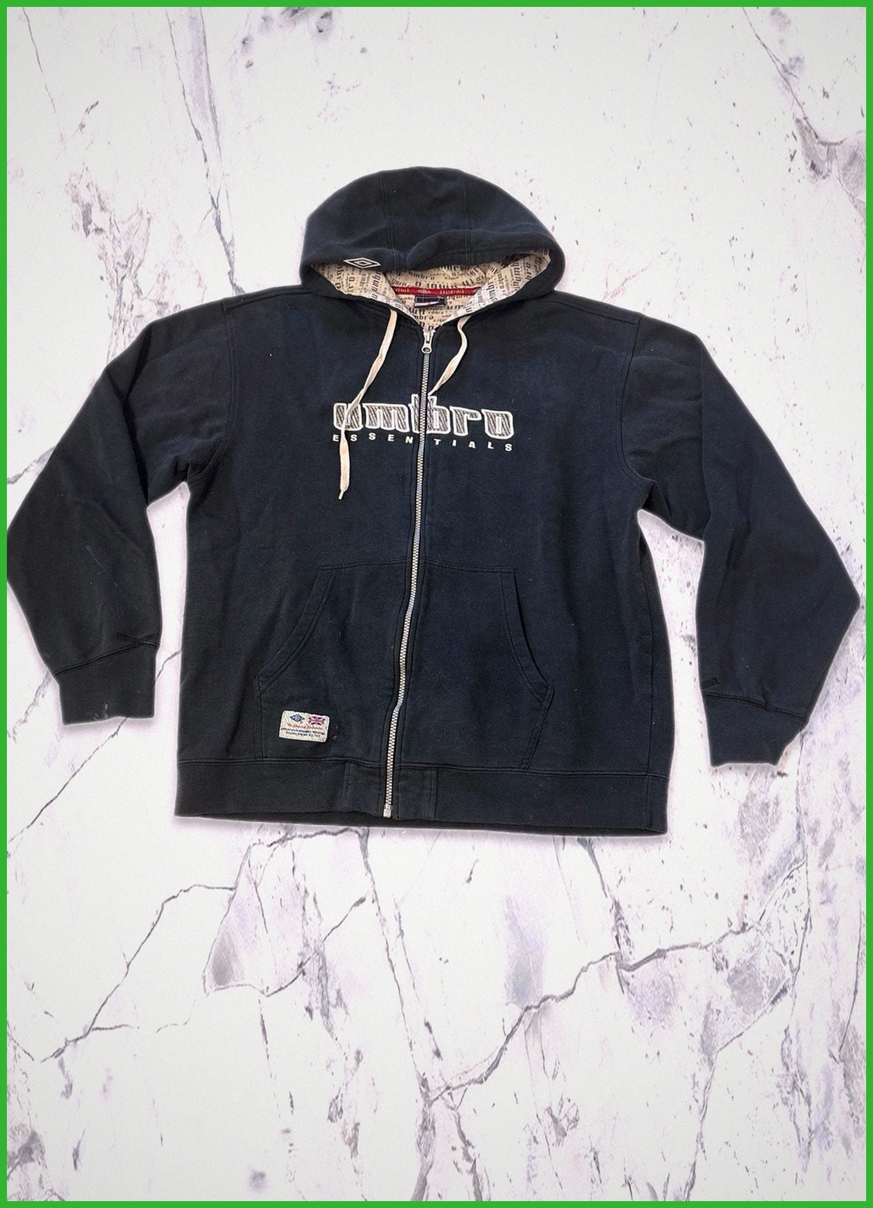 Umbro Vintage Sweatshirtjacke xl schwarz 7 283