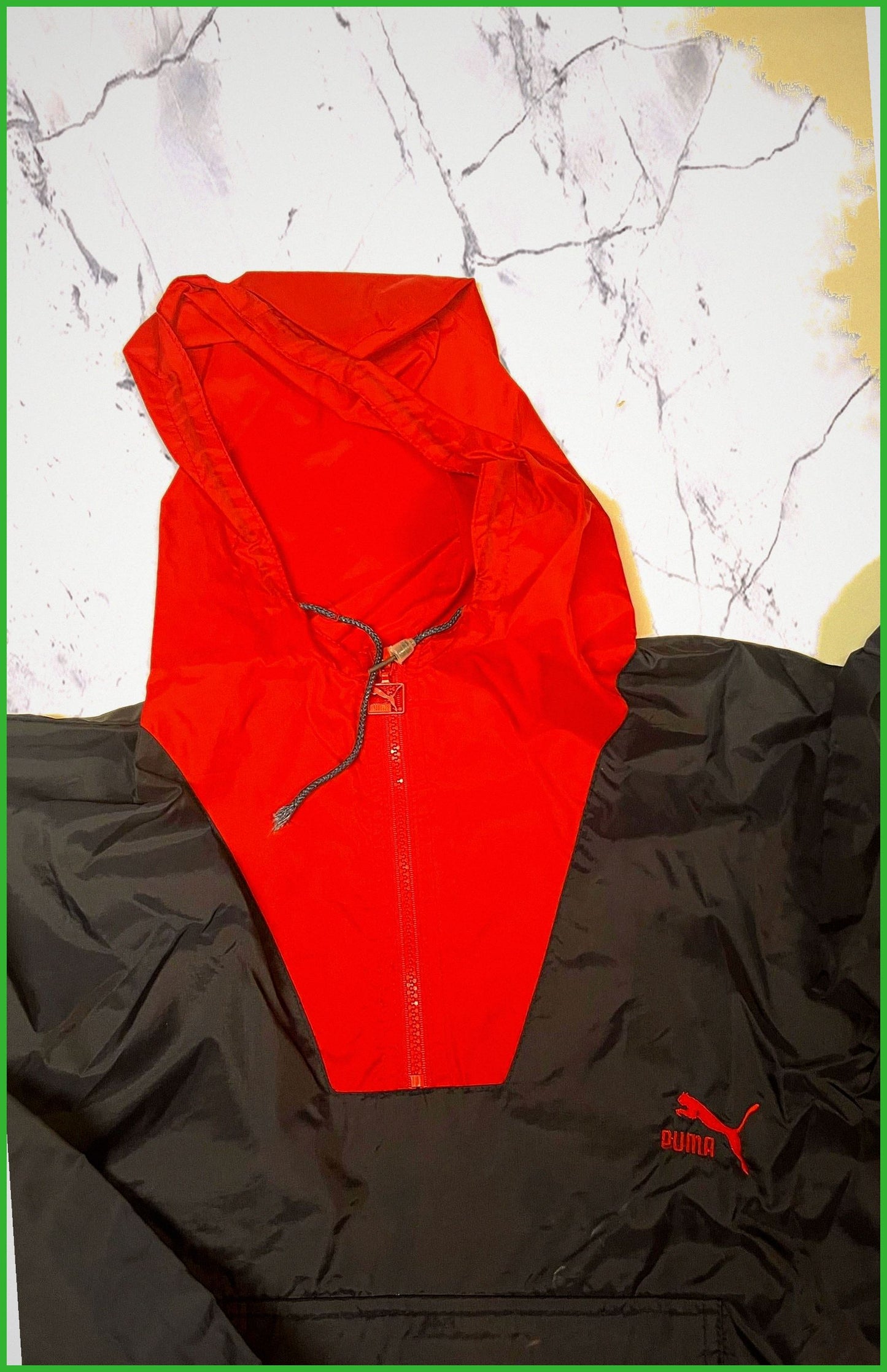 Vintage Puma Regenjacke L 4 376