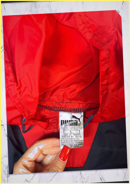 Vintage Puma Regenjacke L 4 376