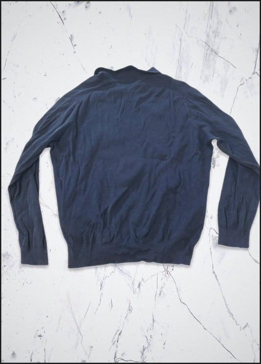 Polo Ralph Lauren Vintage Poloshirt Langarm Navy L 7 287