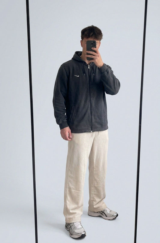 Vintage Nike Hoodie Jacke S fit M 5-5-6-9 – getragenes Produktfoto