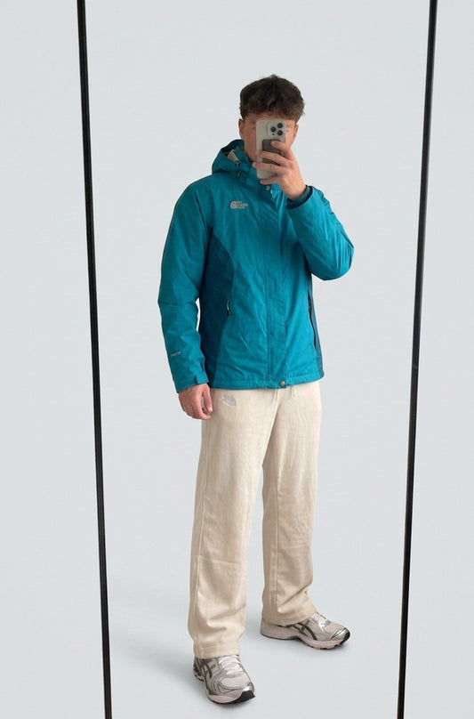 Vintage the north face S 2 in 1 Jacke mit Futter 5-7-5-1 – getragenes Produktfoto