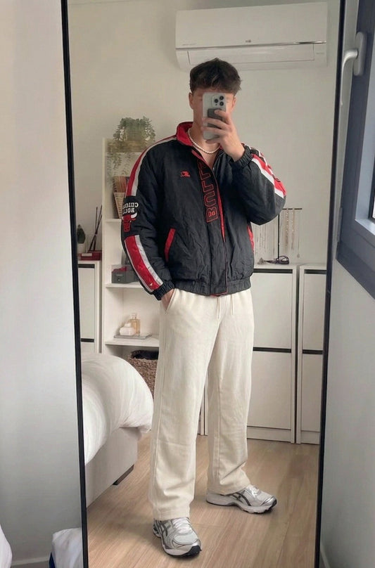 Starter Vintage 2 in 1 Jacke XL ? getragenes Produktfoto