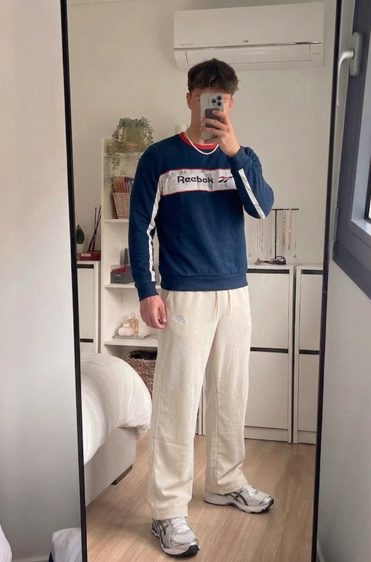 Reebok Vintage Sweatshirt L 6 6 0 5 – getragenes Produktfoto