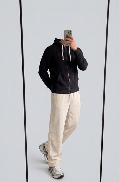 Polo Ralph Lauren Vintage Zipper xl 6-3-6-8 – getragenes Produktfoto