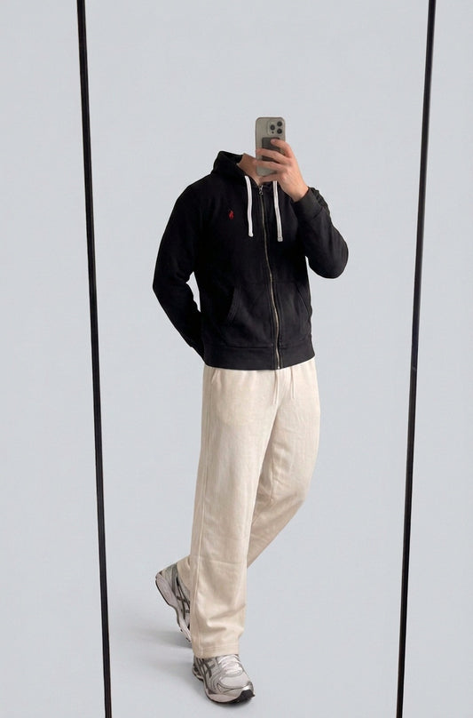 Polo Ralph Lauren Vintage Zipper xl 6-3-6-8 – getragenes Produktfoto
