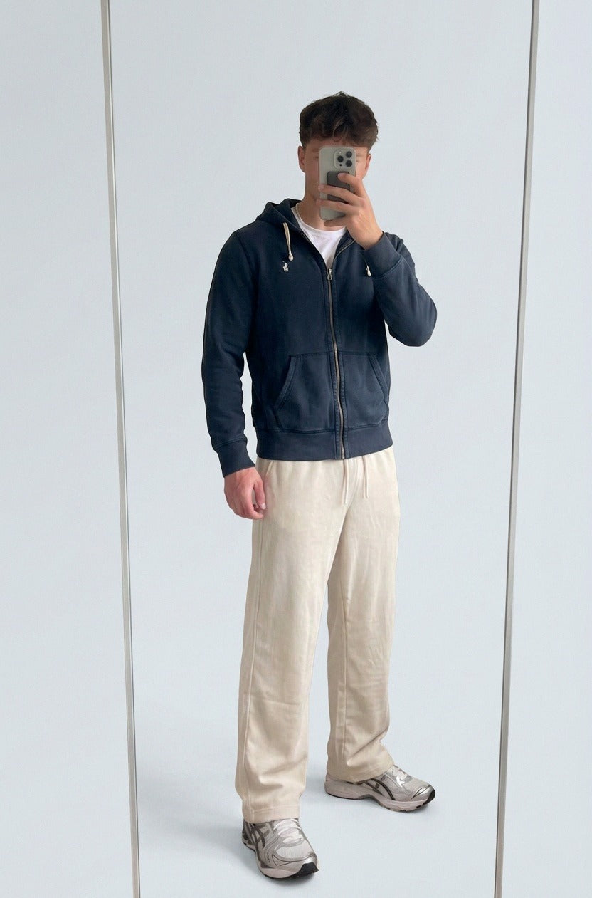 Polo Ralph Lauren Vintage zipper L 6-3-5-1 – getragenes Produktfoto