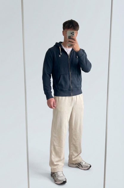 Polo Ralph Lauren Vintage zipper L 6-3-5-1 – getragenes Produktfoto