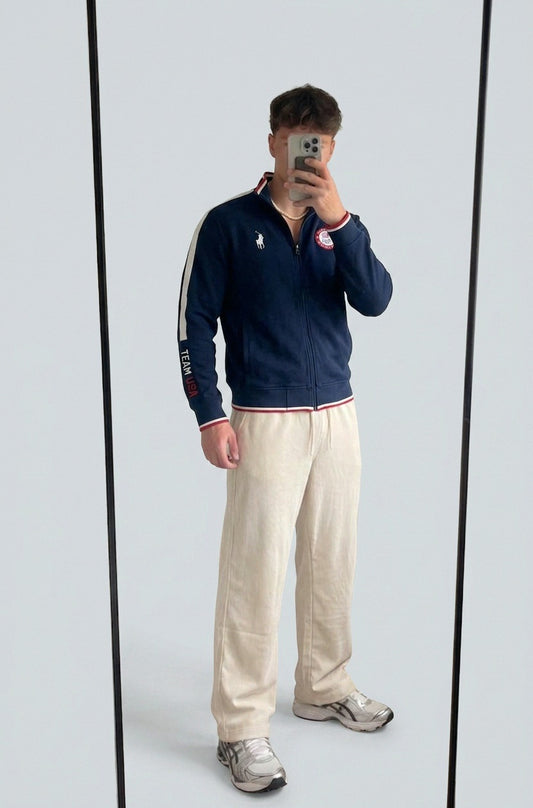 Polo Ralph Lauren Zipper Navy xl 6-3-2-8 – getragenes Produktfoto