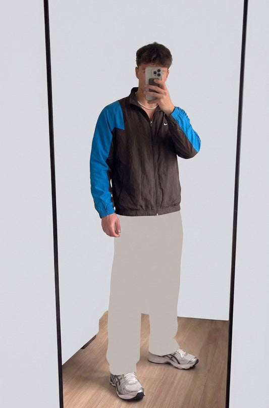 Nike Vintage Jacke XXL | Track Jacket 5-0-9-0 – getragenes Produktfoto