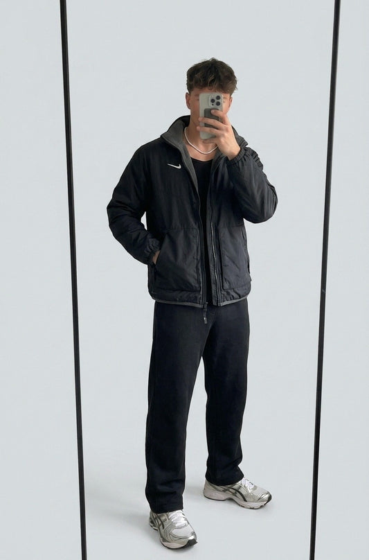 Nike Vintage Jacke S | Track Jacket 4 8 5 1 S – getragenes Produktfoto