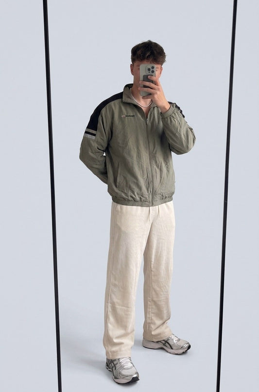 Vintage Reebok Trainingsjacke XL 5-9-3-5 – getragenes Produktfoto