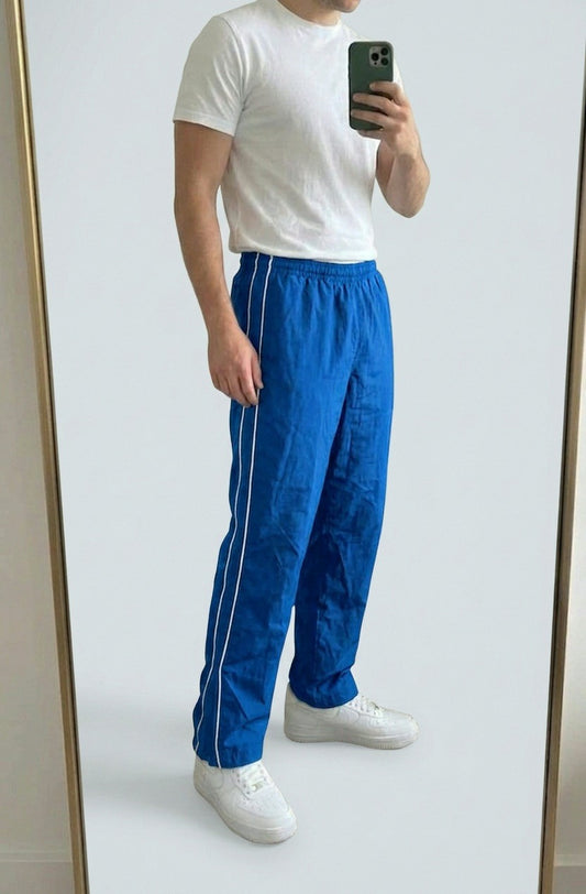 Nike Vintage Track Pants L | Baggy Trackpants 724 9 – getragenes Produktfoto