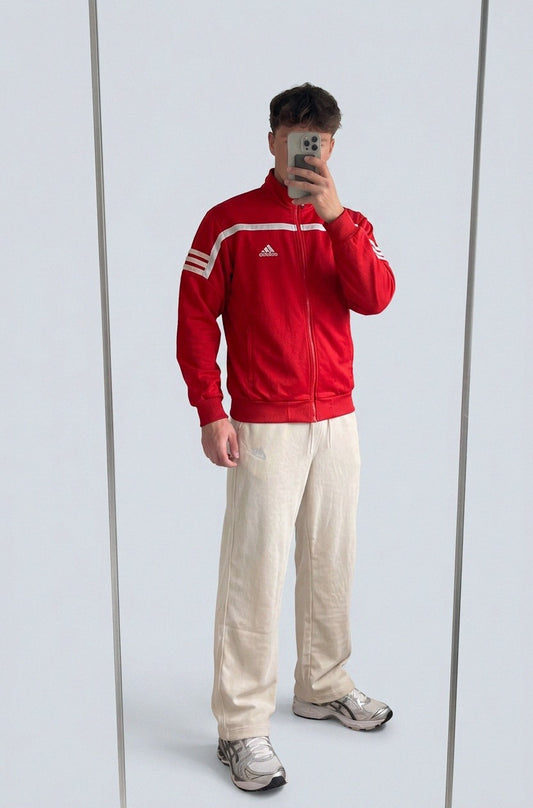 Adidas Vintage Trackjacket L 513 1 – getragenes Produktfoto