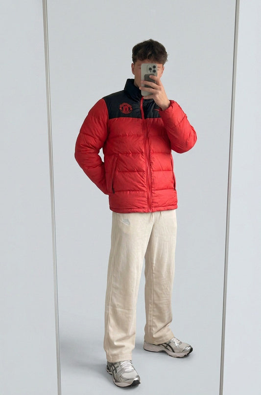 Vintage Nike Manchester United Winterjacke S fit XL 6 320 – getragenes Produktfoto