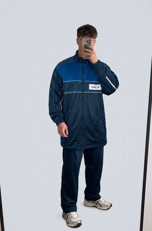 Vintage Reebok Trainingsjacke XL 5-9-4-0 – getragenes Produktfoto